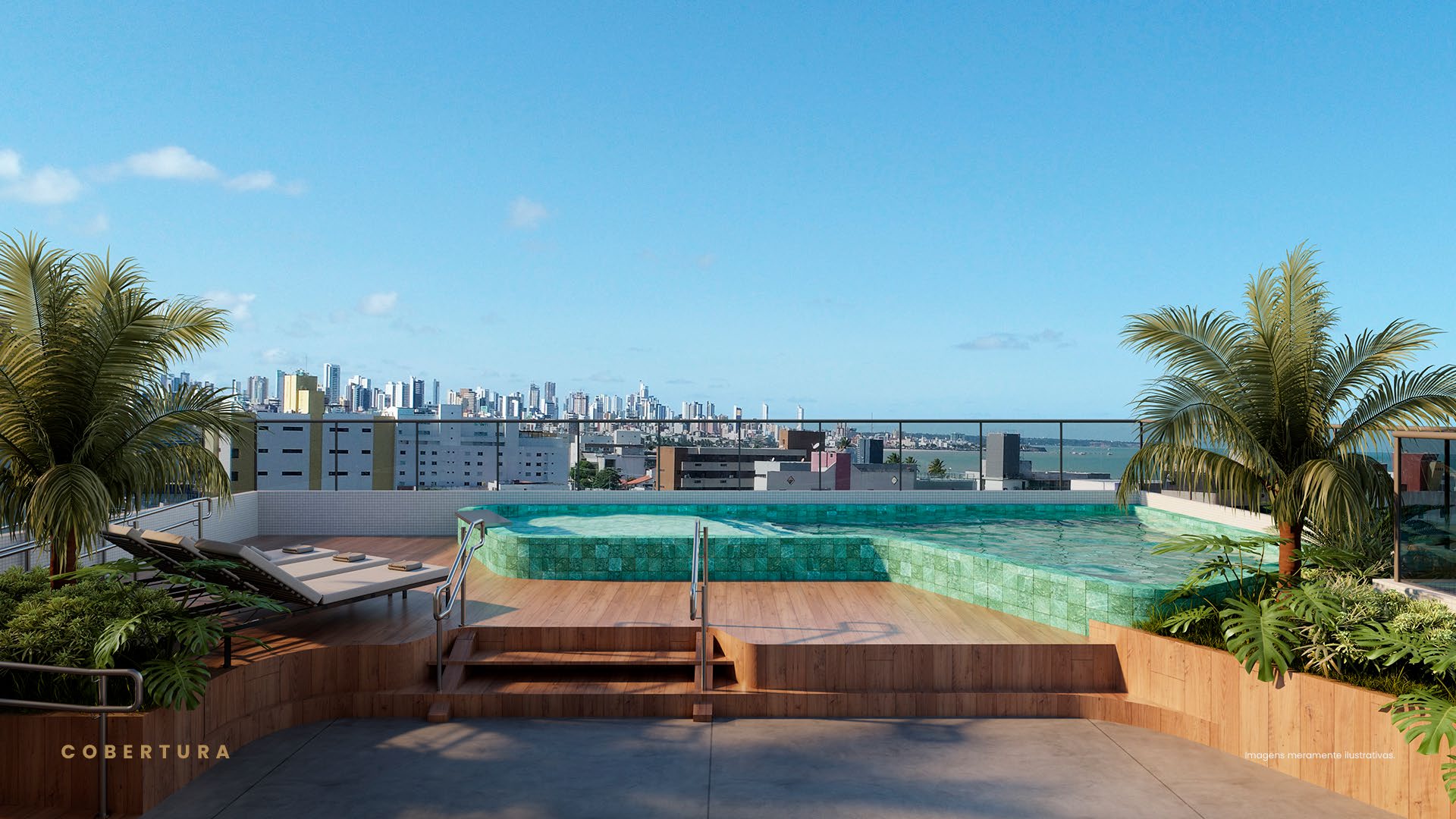 Piscina na cobertura